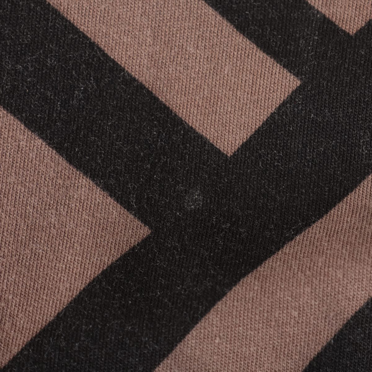Fendi Zucca Cotton T-shirt Black × Brown