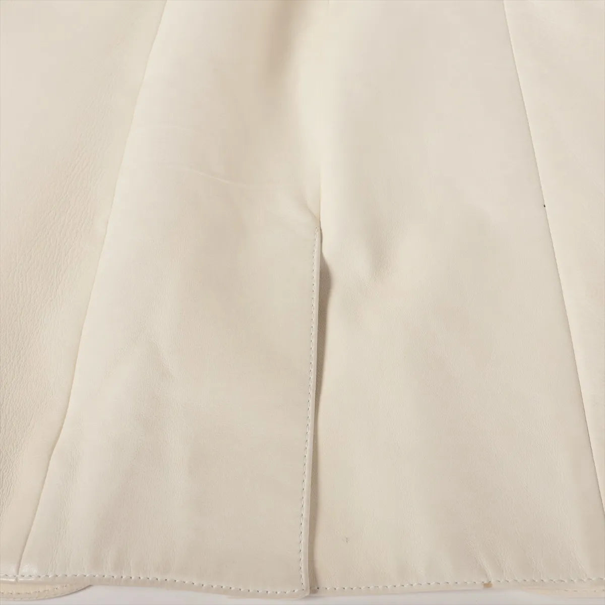 Balmain Lambskin Matelasse Blazer White