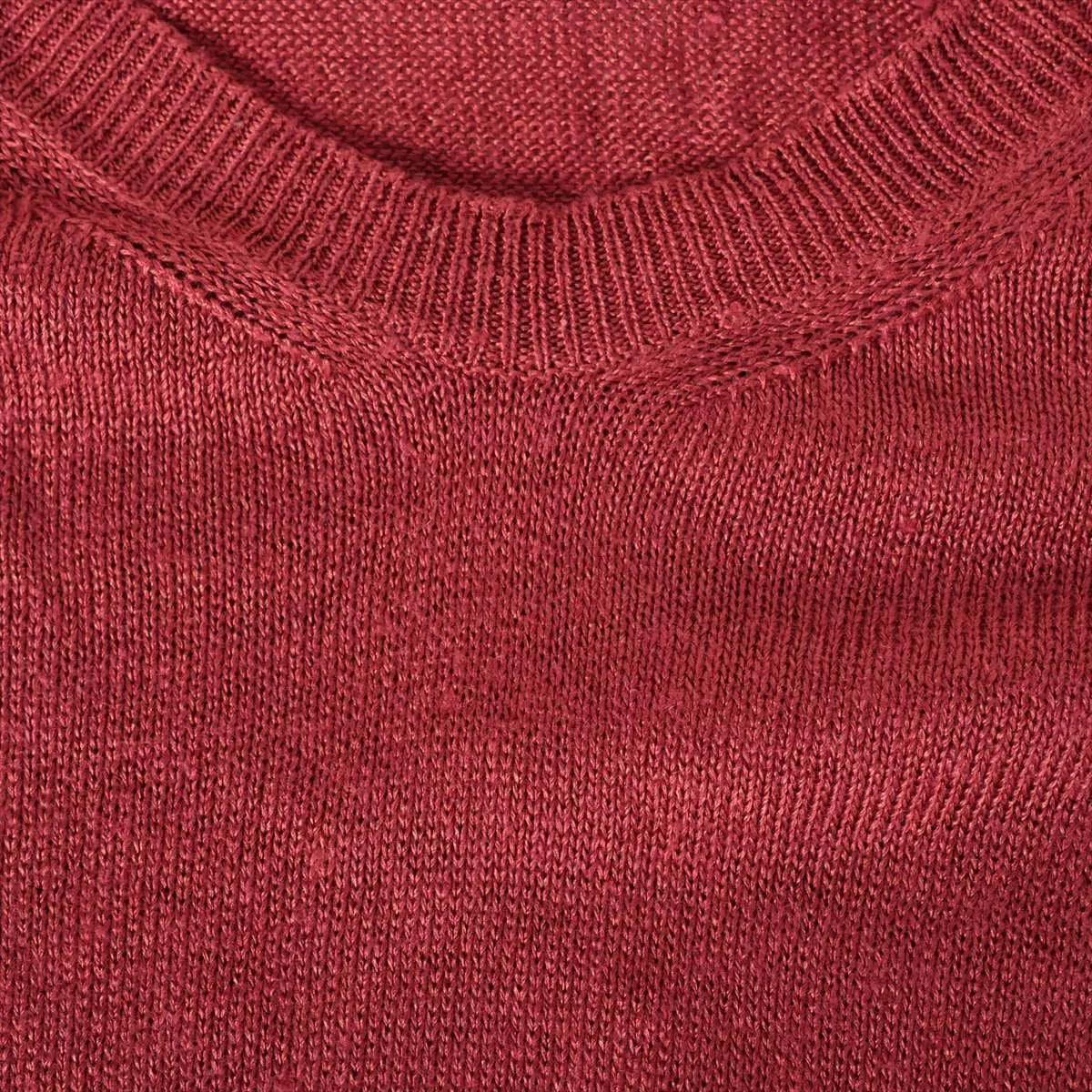 Loro Piana Linen Knit Red