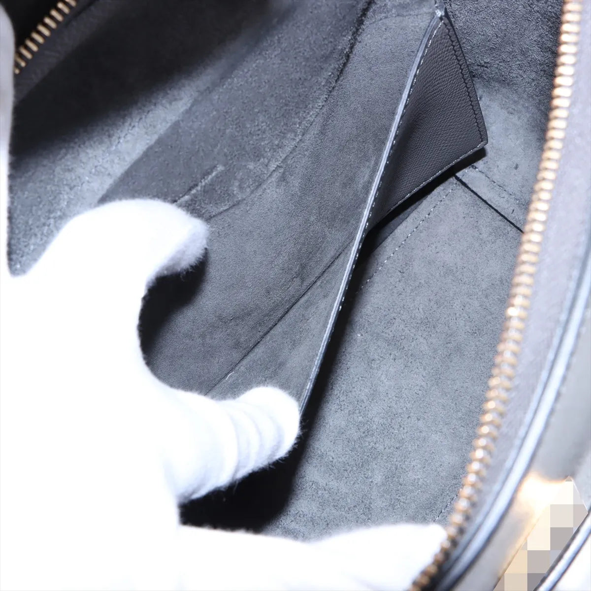 Celine Belt Bag Micro Leather Two-Way Shoulder Bag Gray — product photo 9