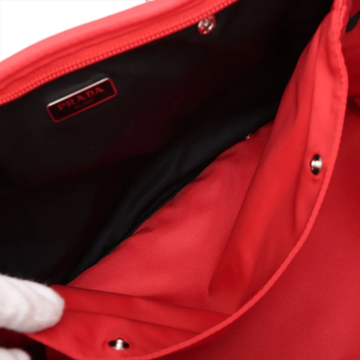 Prada Tessuto Nylon For Pets Carry Bag Red