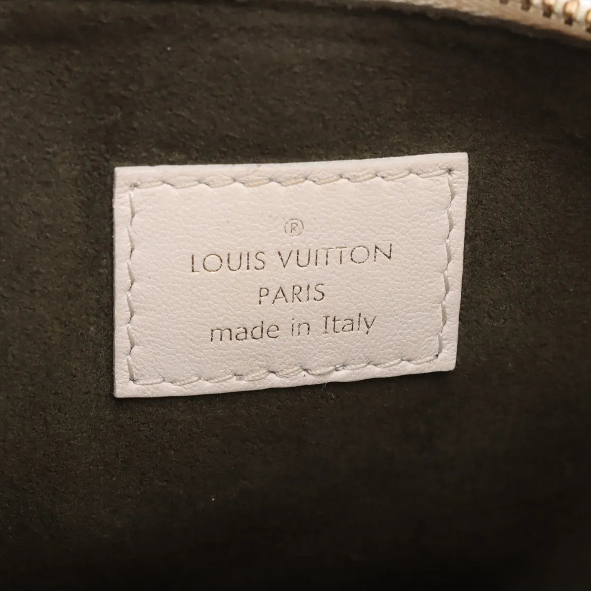 Louis Vuitton Monogram Embossed Coussin PM White — product photo 9