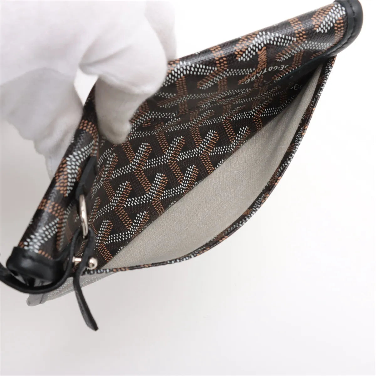 Goyard Saint Louis GM Leather Tote Bag Black