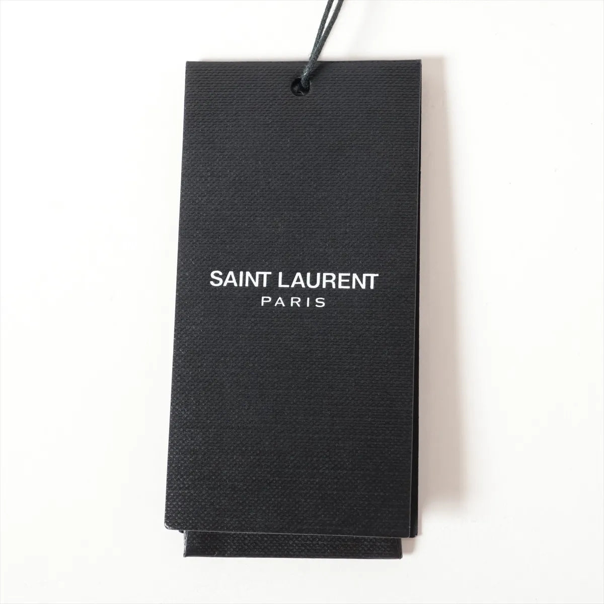 Saint Laurent Paris Deep V-Neck Sequins Top Black