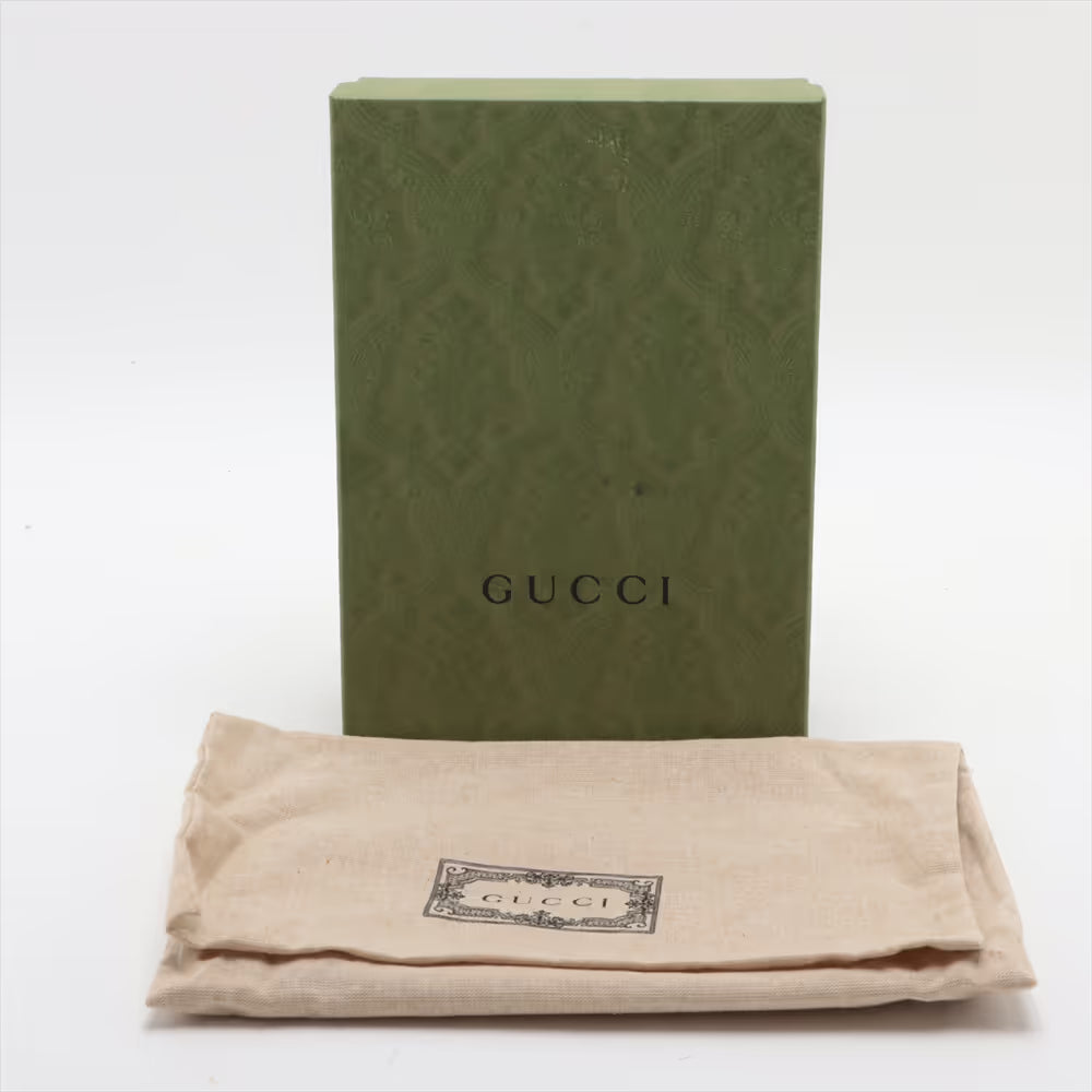 Gucci GG Marmont Leather Chain Shoulder Bag Avocado Green
