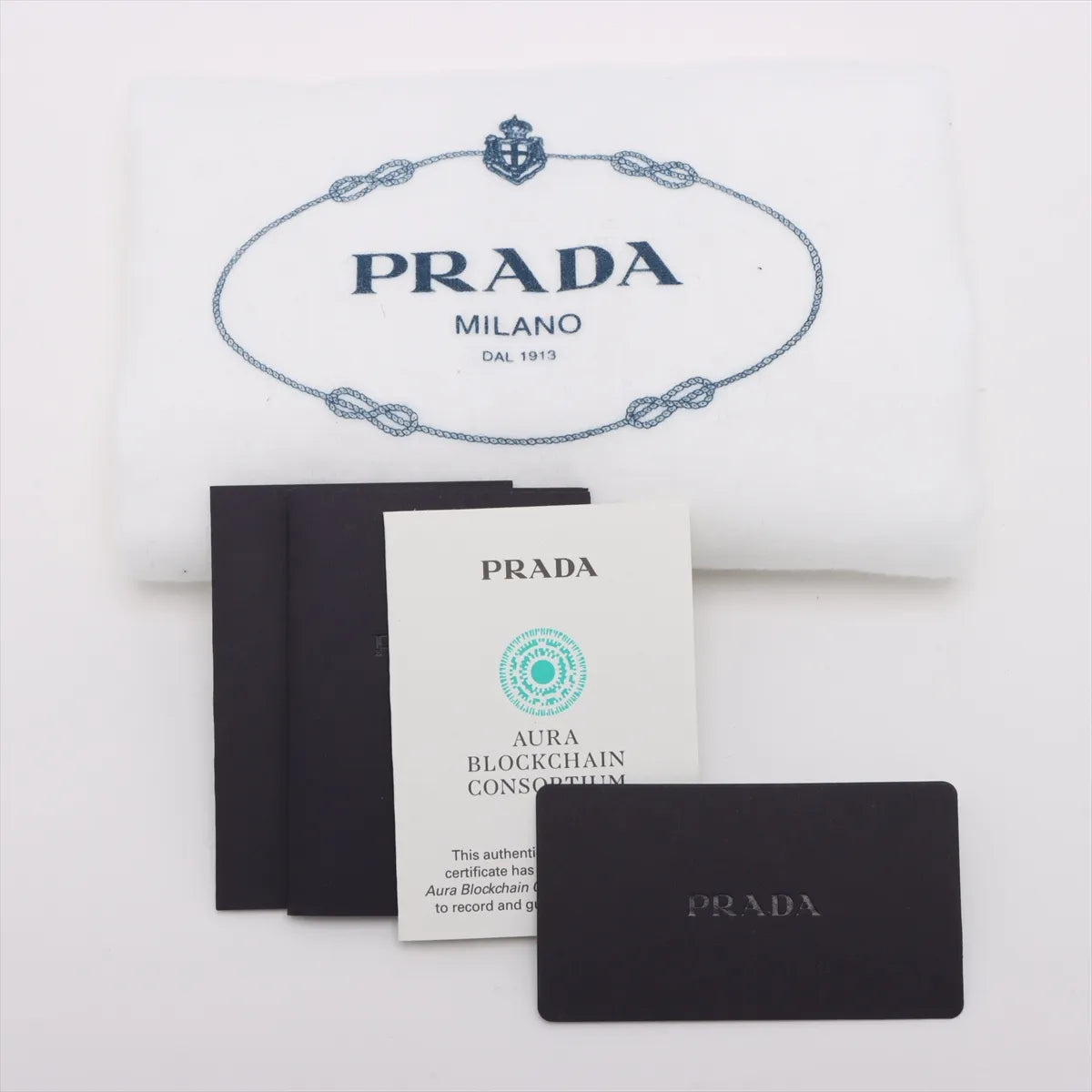 Prada Soft Grain Leather Shoulder Bag Brown