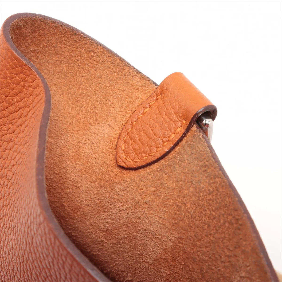 Hermès Mangeoire PM Taurillon Clemence Orange