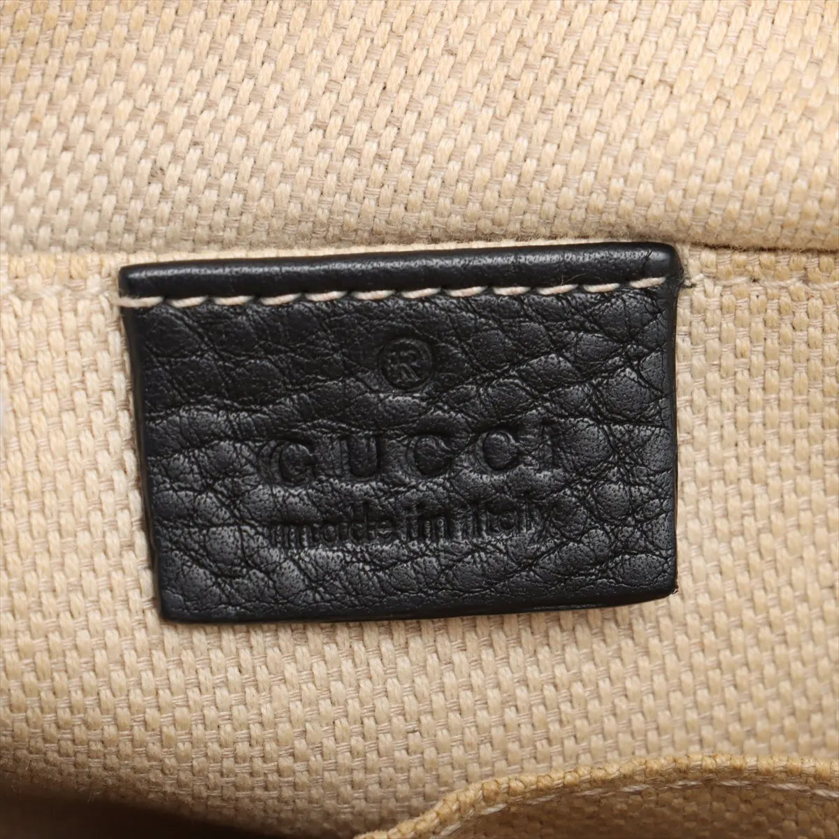 Gucci Soho Leather Shoulder Bag Black