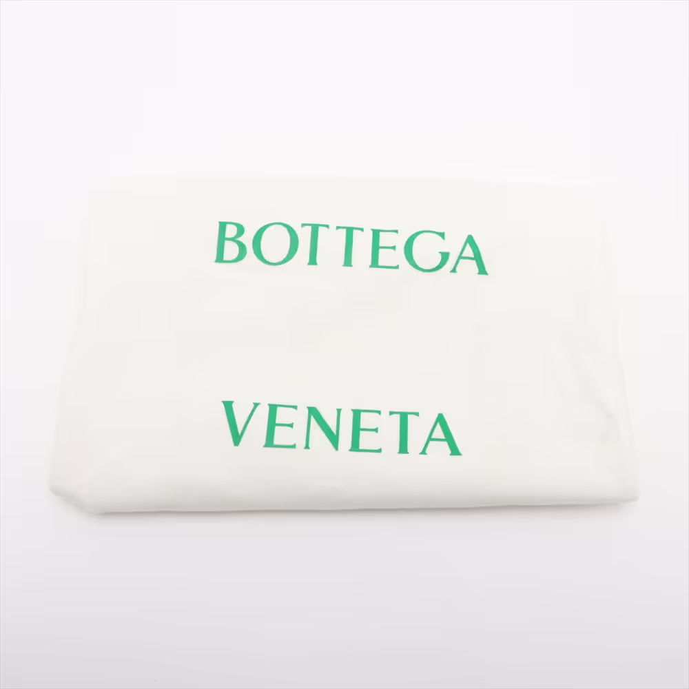 Bottega Veneta Intrecciato Small Cobble Leather Shoulder Bag Black
