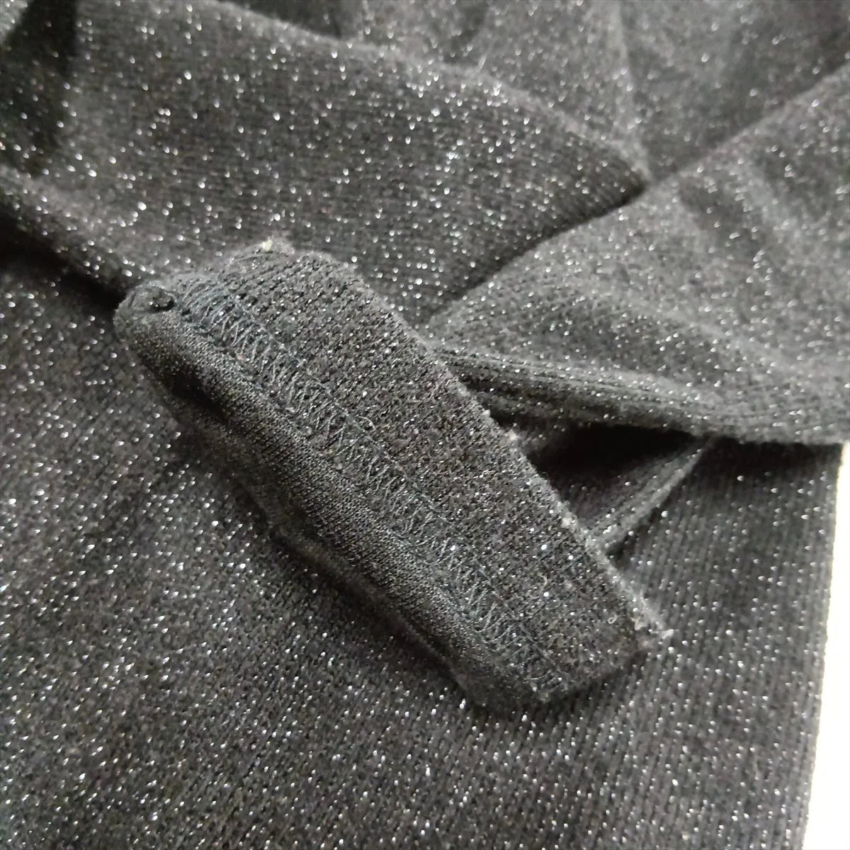 Chanel CC Logo Rayon Cardigan Black