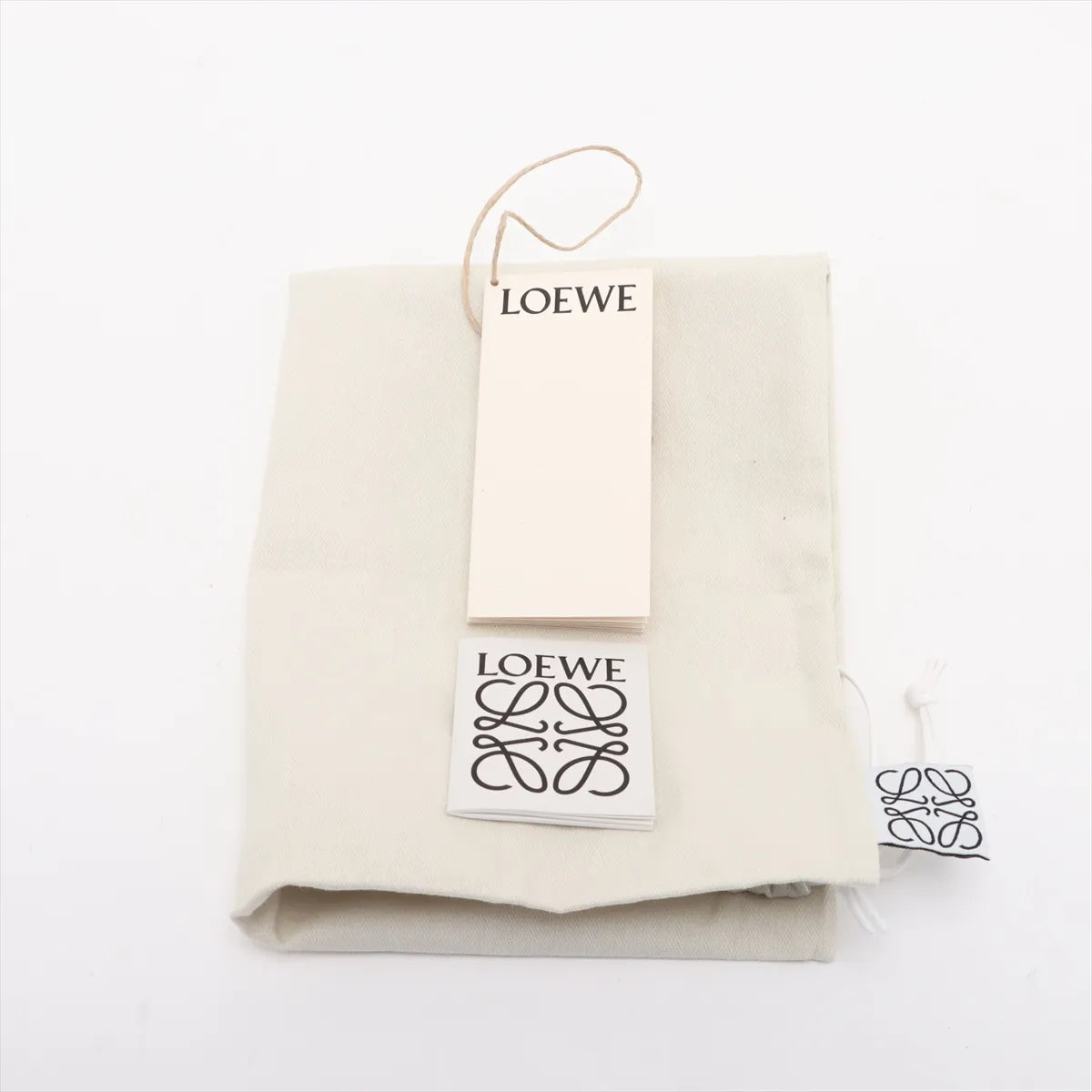 Loewe Small Basket Elephant Straw Bag Beige x Brown