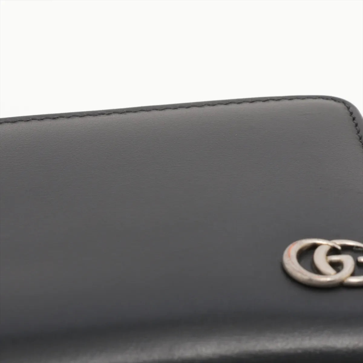 Gucci GG Marmont Leather Zippy Long Wallet Black
