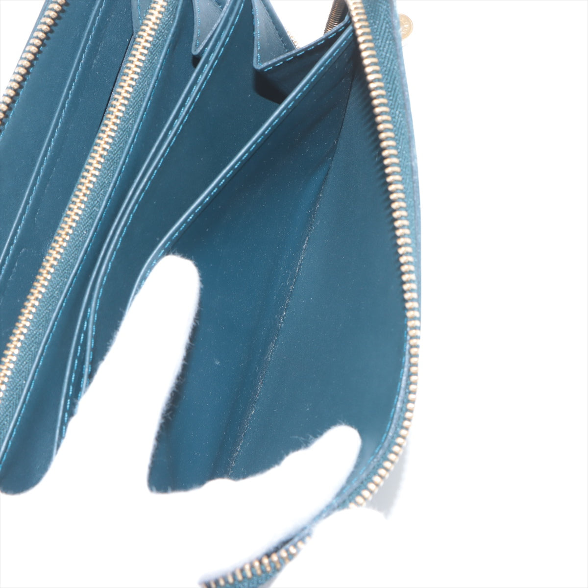 High Quality Louis Vuitton Monogram Vernis Zippy Wallet Bleu Nuit