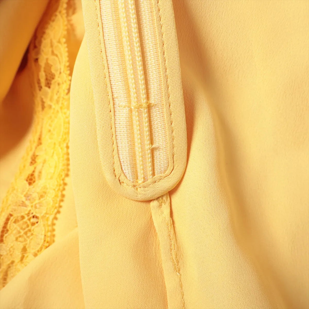 Gucci Silk Chiffon Dress Yellow