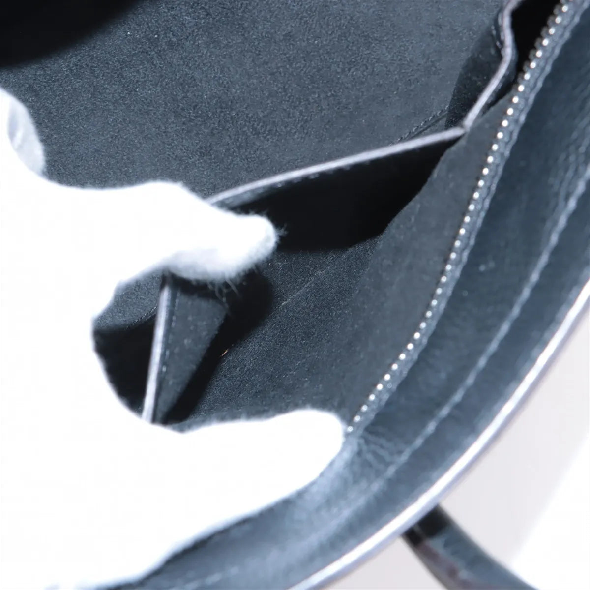 Celine Luggage Micro Shopper Leather Handbag Black
