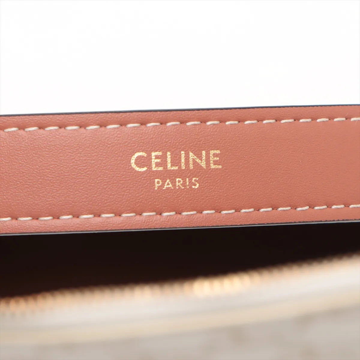 Celine Triomphe Ava Shoulder Bag White