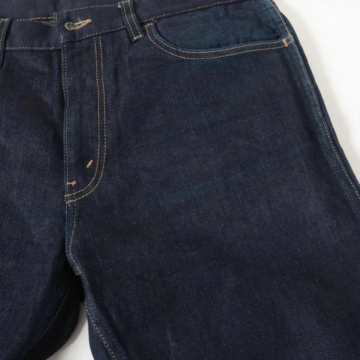 Gucci Cotton Denim Pants Navy Blue