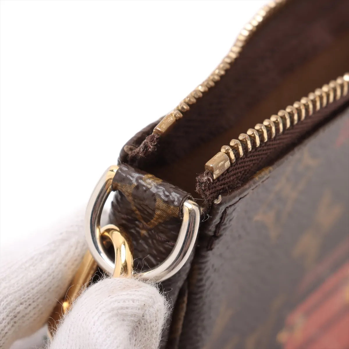 Louis Vuitton Monogram Trunk Patch Mini Pochette Accessoires