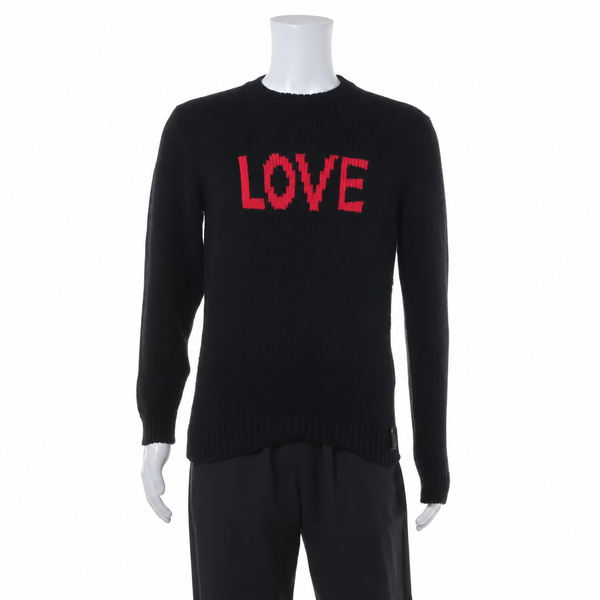 Fendi Wool Knit Sweater — Black, 46