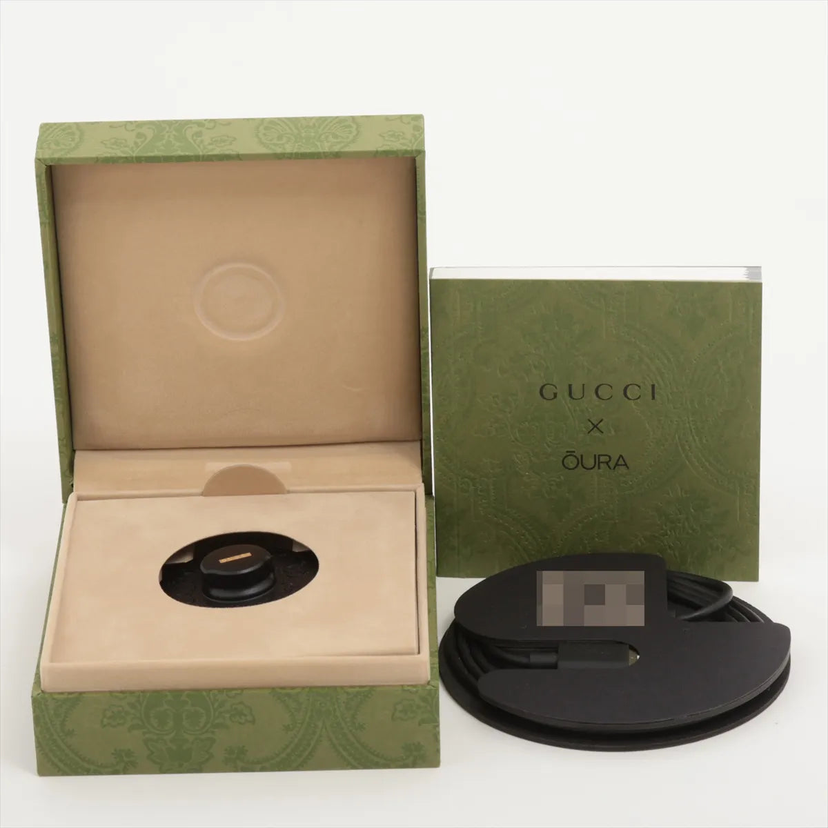 Gucci x Oura Interlocking G Titanium Smart Ring — Size 11; actual item photo 4