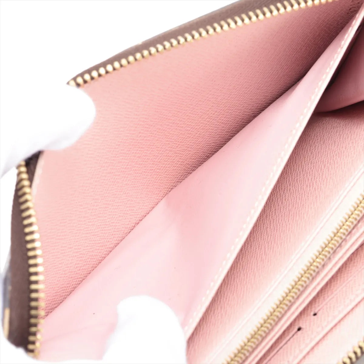 Louis Vuitton Monogram Dog Motif Zippy Wallet — Rose Ballerine; actual item photo 4