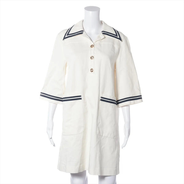 Gucci Cotton Dress — White, 40