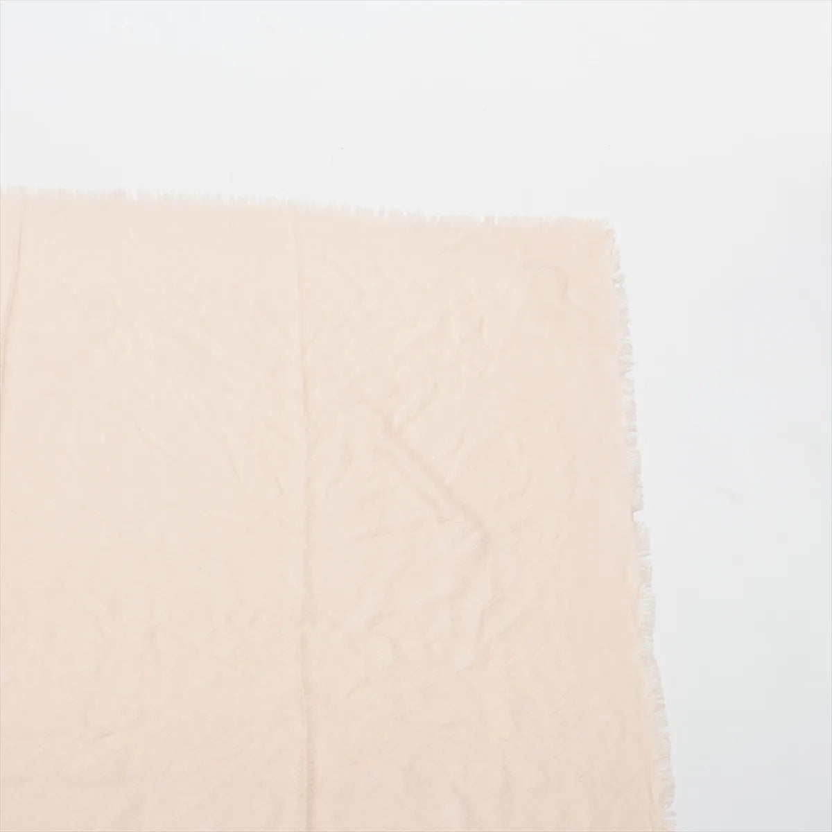 Fendi FF Silk & Wool Stole — Pink; actual item photo 3