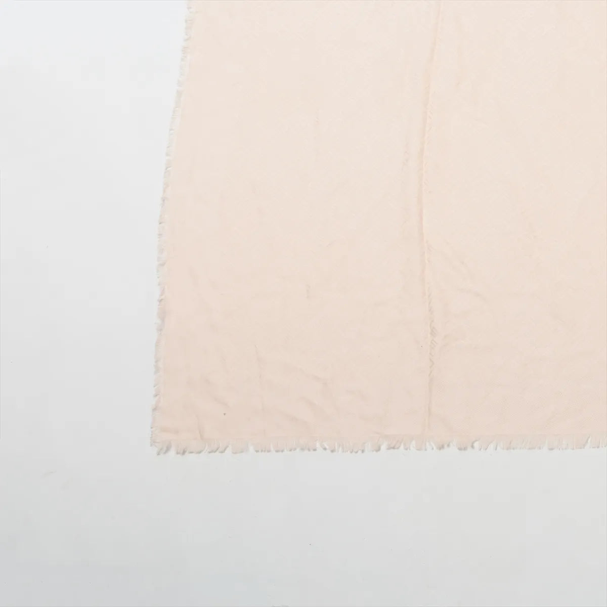 Fendi FF Silk & Wool Stole — Pink; actual item photo 5