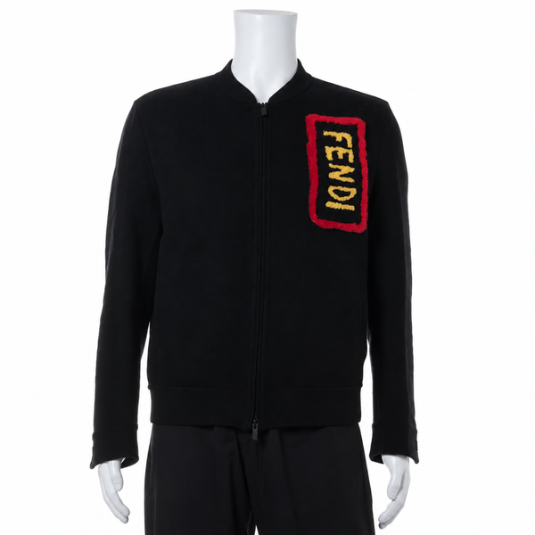 Fendi Wool & Nylon Jacket — Black, 50