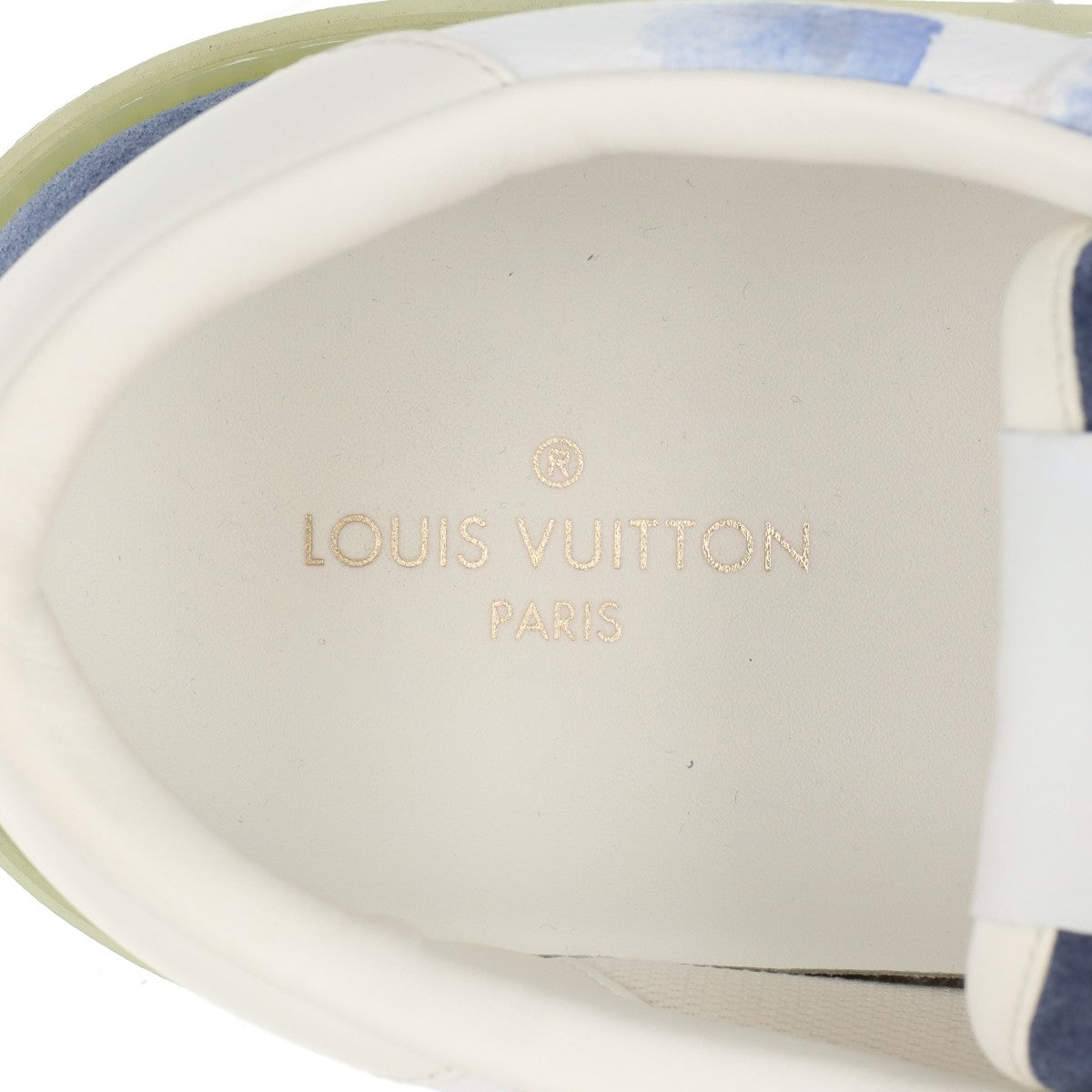 Branded Louis Vuitton Ollie Low-top Watercolor Monogram Sneaker Blue