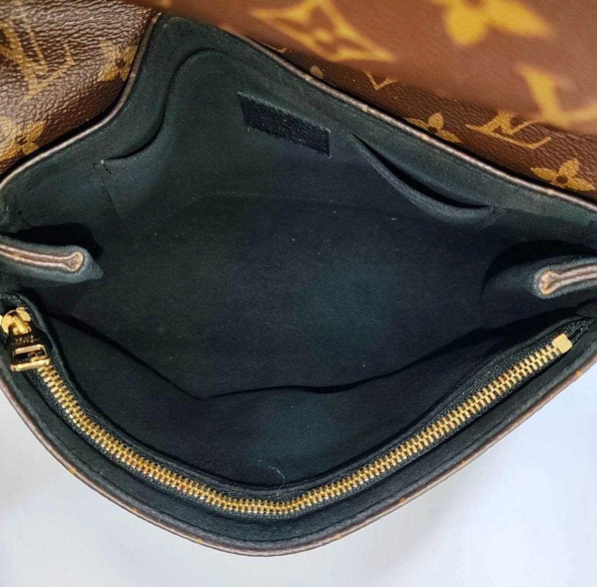 Louis Vuitton Saint Placide – Monogram Canvas & Black Leather