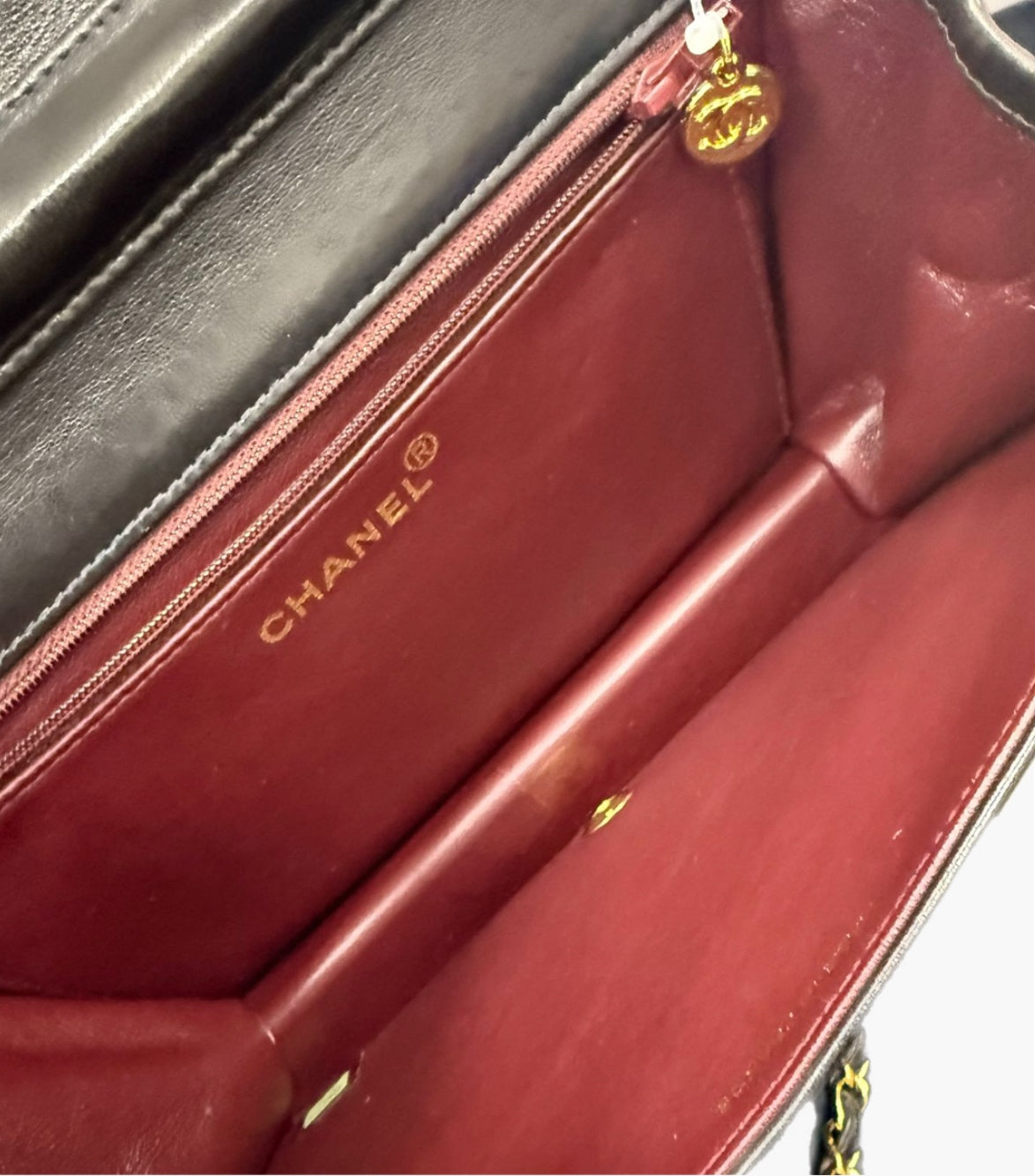 Chanel Lambskin Single Flap Crossbody