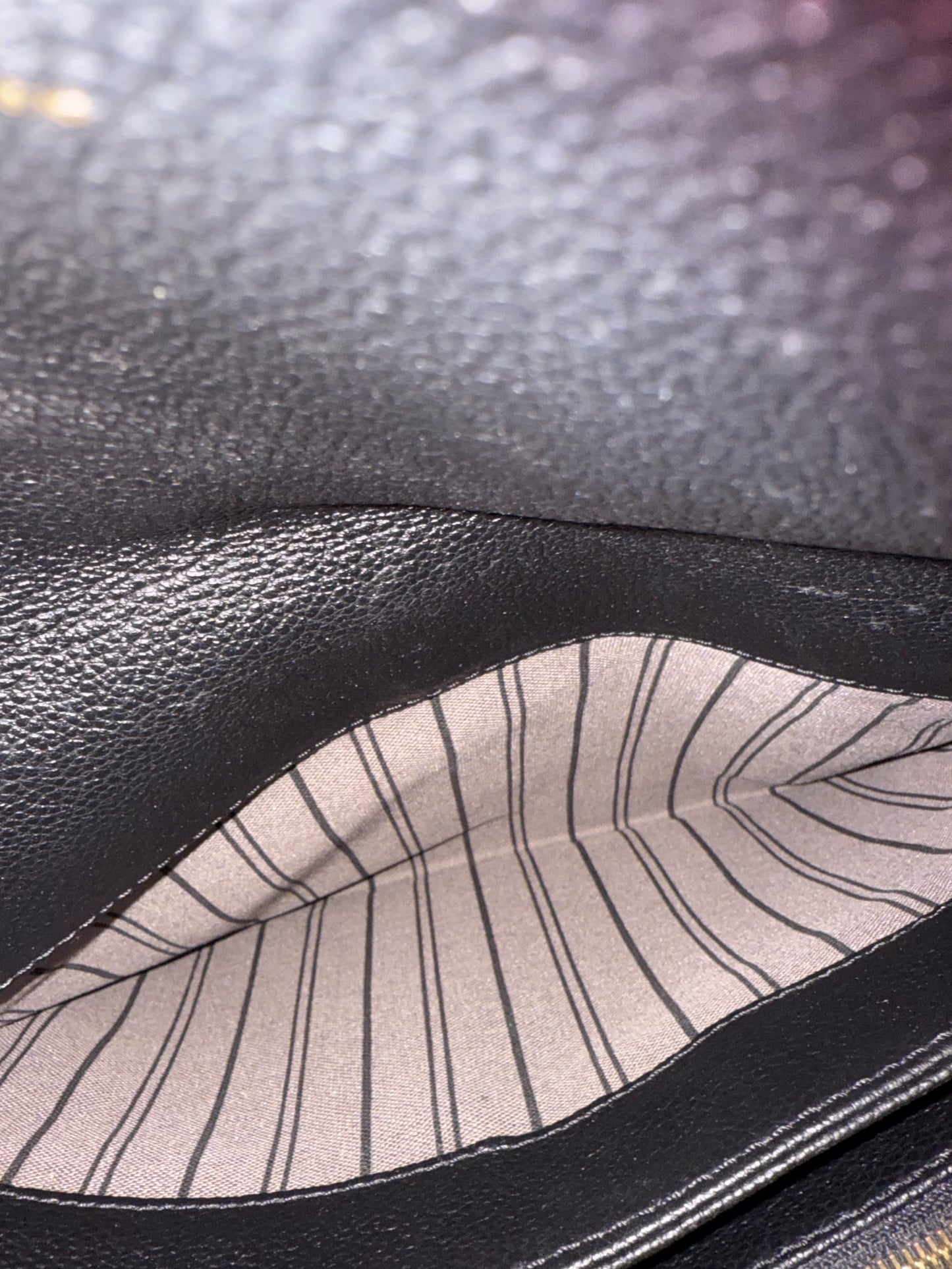 Designer Louis Vuitton Empreinte Fascinante Shoulder Bag Black