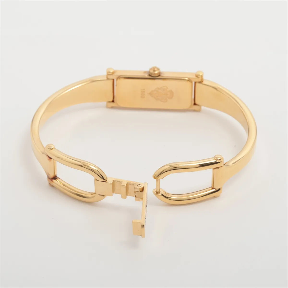 Gucci 1500L Bangle Quartz Watch — Gold Tone & Champagne Dial — actual item, additional view 4