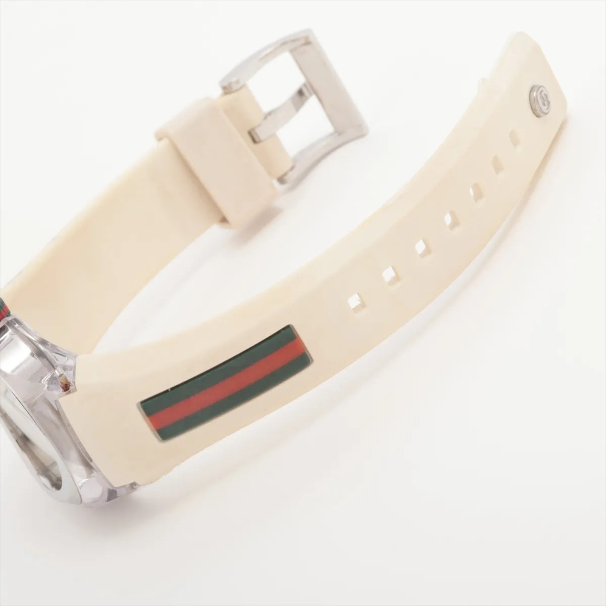 Gucci SYNC 137.3 Quartz Watch — White Web Stripe — actual item, additional view 5
