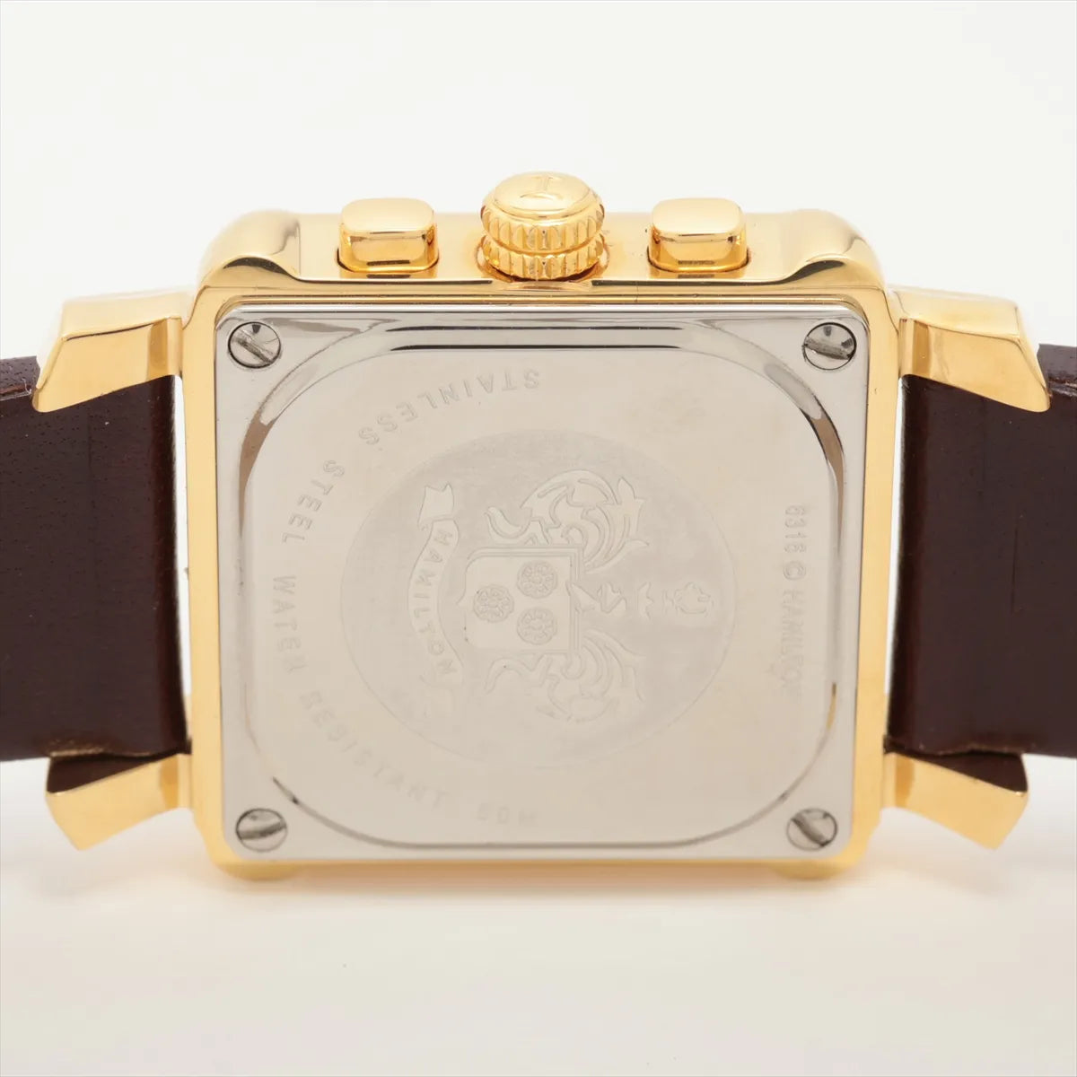 Hamilton Lloyd 6316 Quartz Chronograph Watch — Gold Tone — actual item, additional view 8