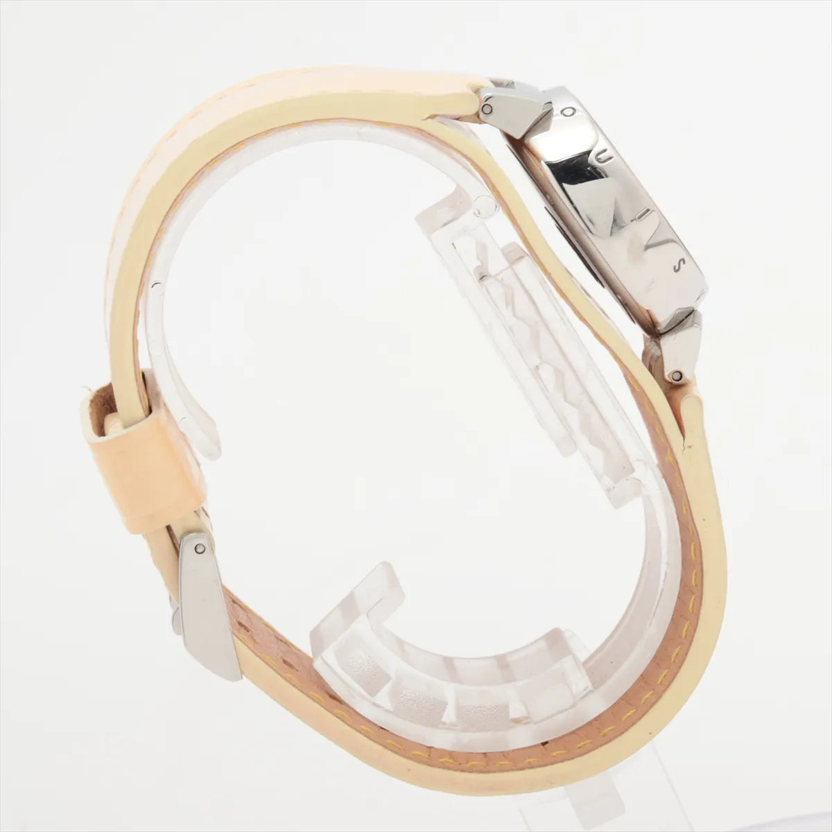Louis Vuitton Tambour Q1216 Quartz Watch — Pink Mother of Pearl — actual item, additional view 3