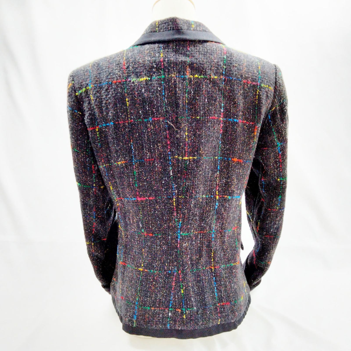 Versace Jeans Couture multicolor tweed jacket detail 2