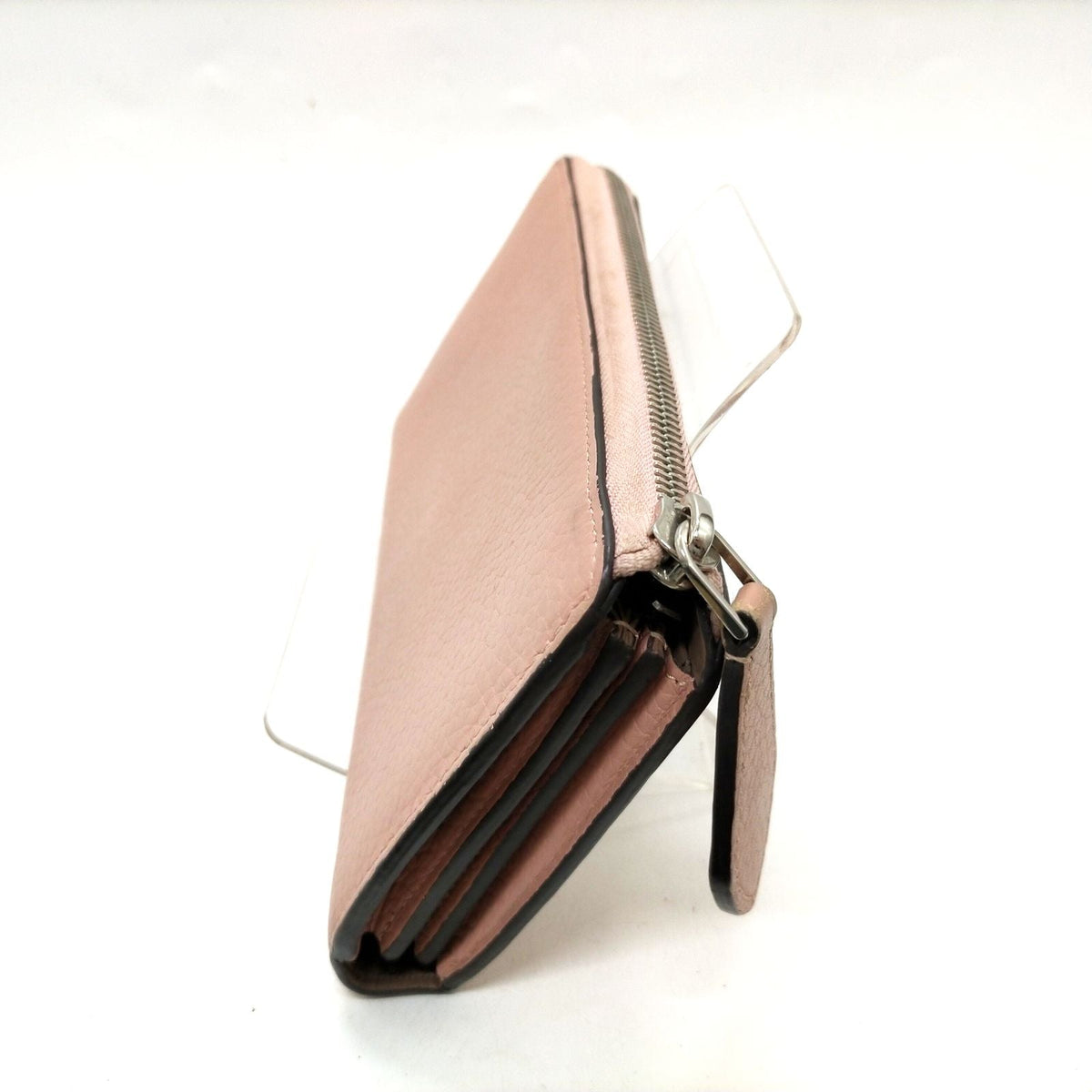 Louis Vuitton Pink Leather Zippy Wallet — original photograph 3