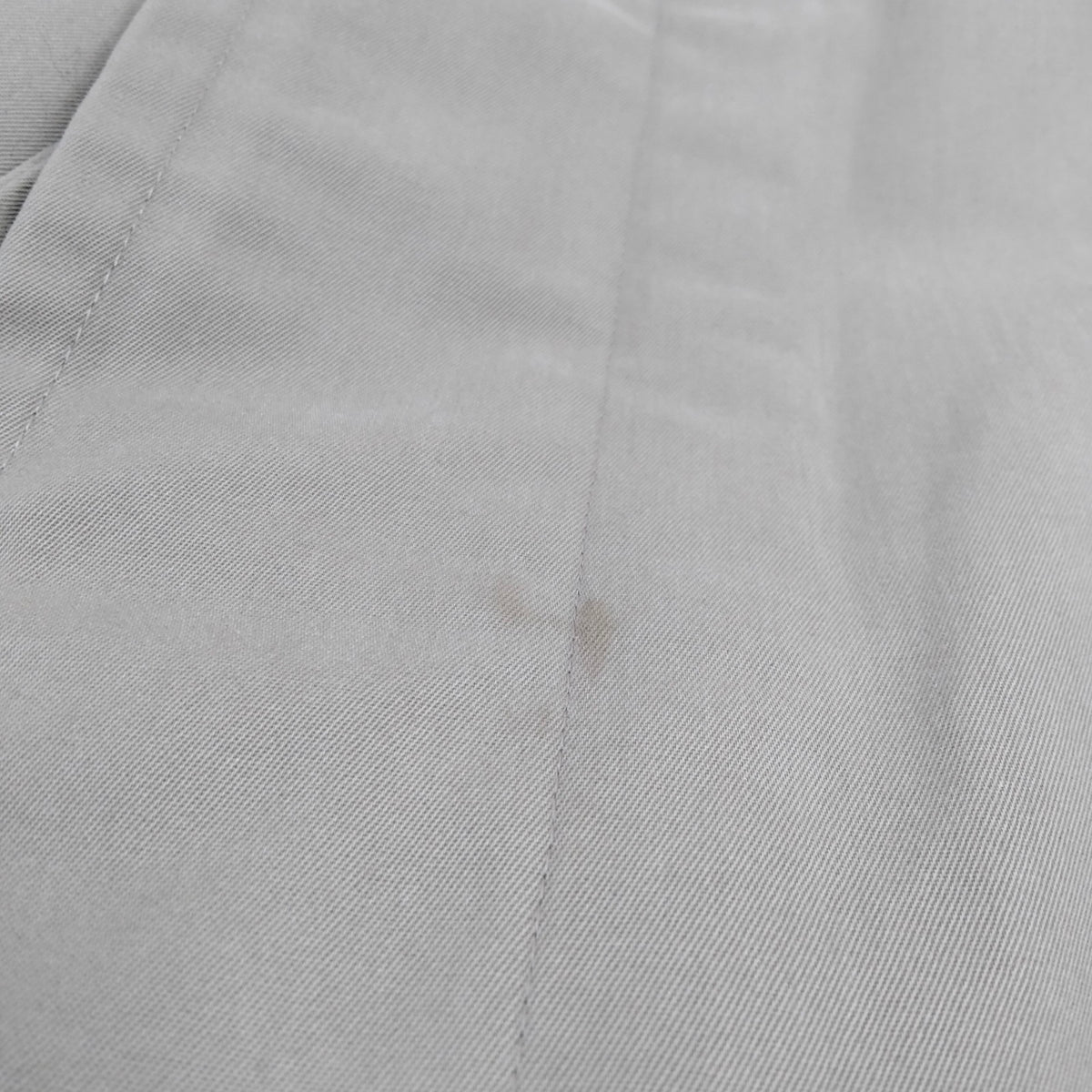 Burberrys Khaki Cotton-Blend Long Coat — 88-160-3 — original detail 7