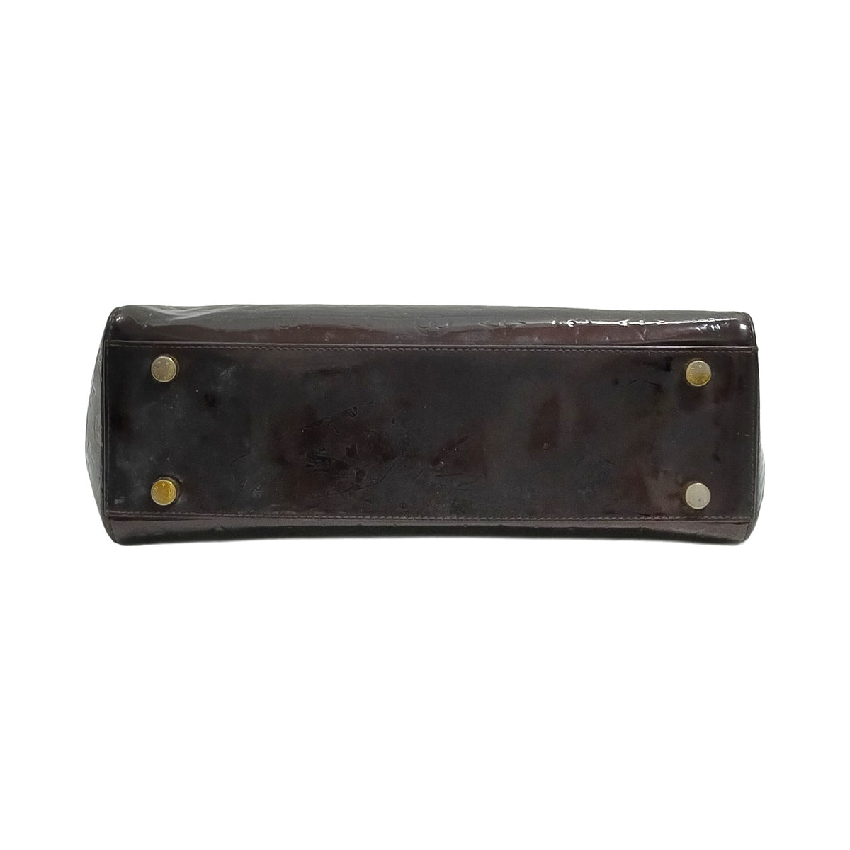 Louis Vuitton Purple Monogram Vernis Bréa GM with Strap — original detail