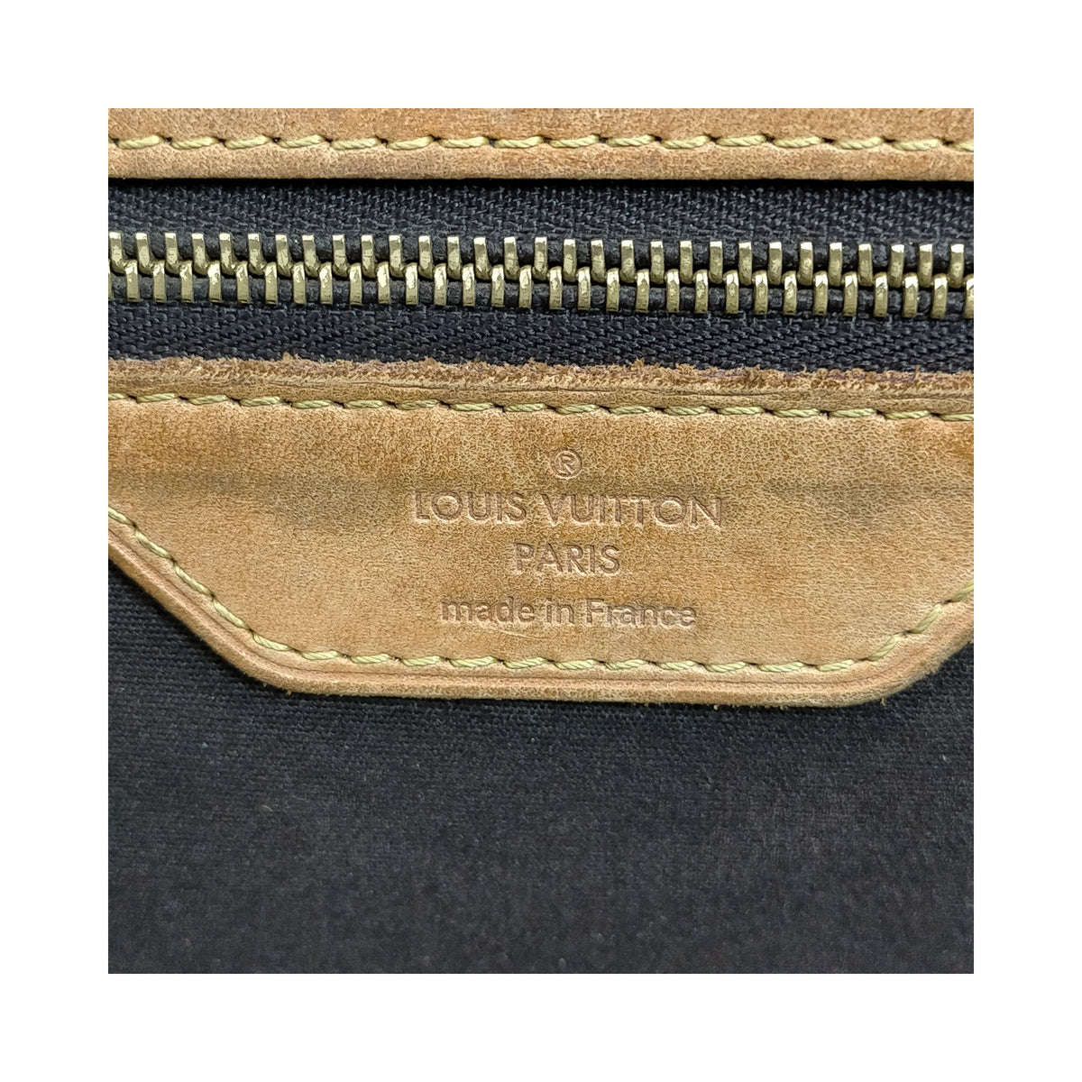 Louis Vuitton Purple Monogram Vernis Bréa GM with Strap — original detail