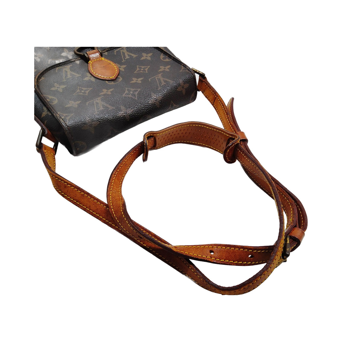 Louis Vuitton Monogram Mini Saint Cloud Shoulder Bag — original detail