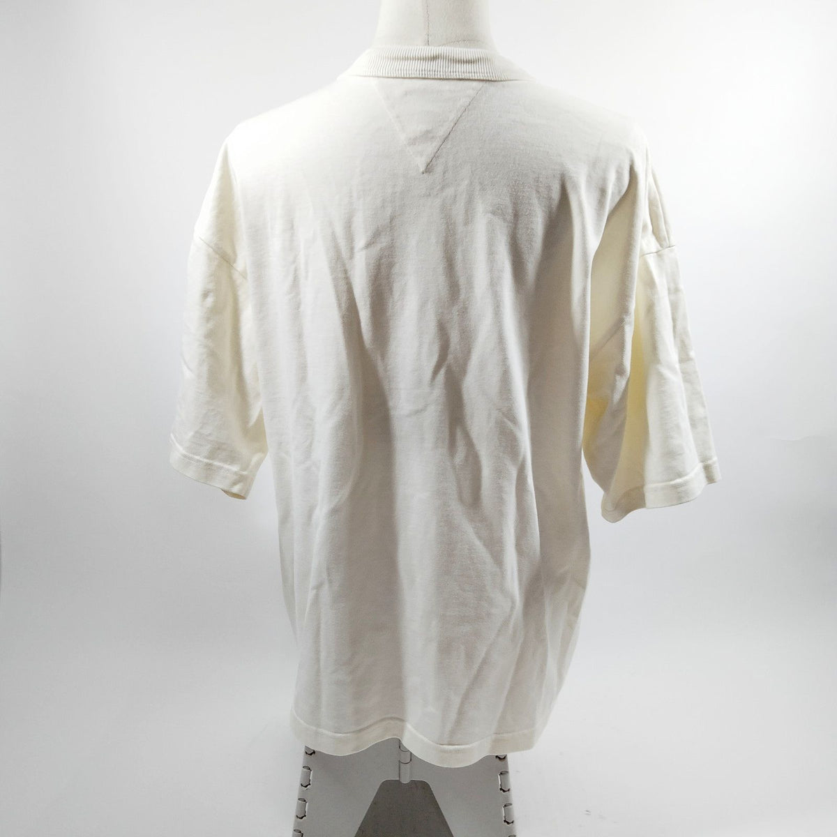 Bottega Veneta Cream Rivet-Pocket Cotton T-Shirt — XS — original detail 2