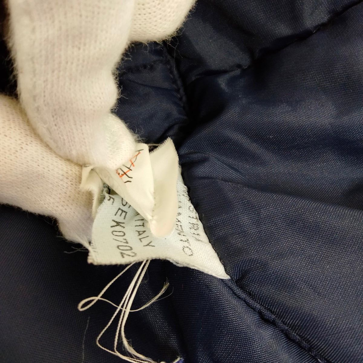 Gianni Versace Blue Denim Zip-Front Coat — IT 42 — original detail 7