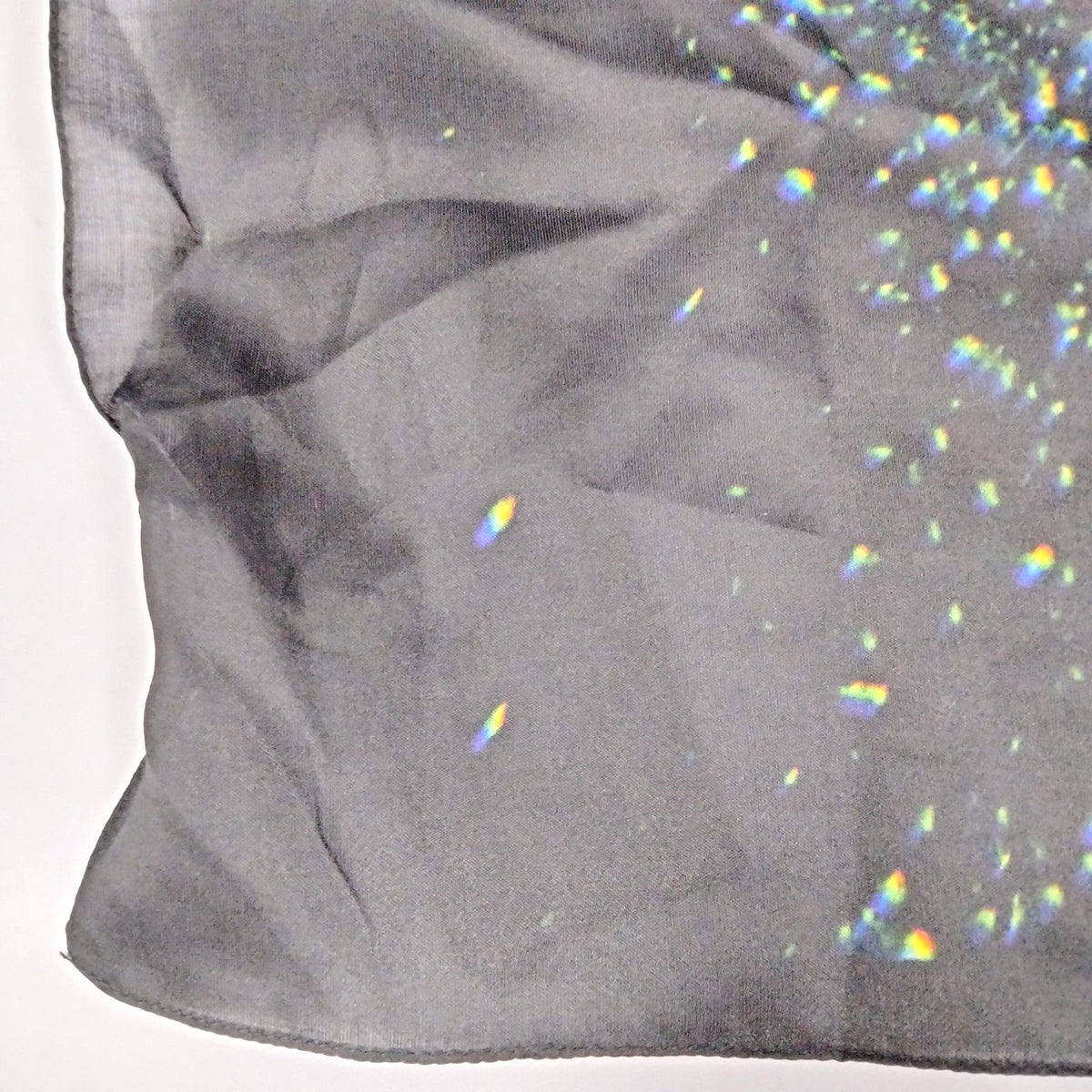 Dior Black City Lights Cotton & Silk Scarf — original detail 2