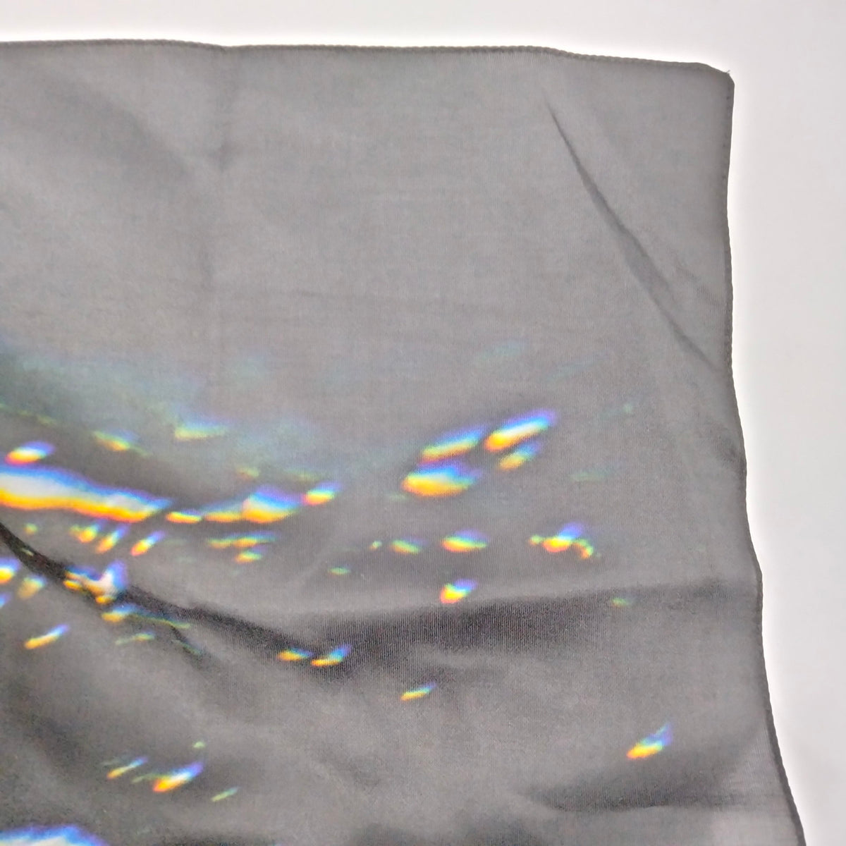Dior Black City Lights Cotton & Silk Scarf — original detail 3