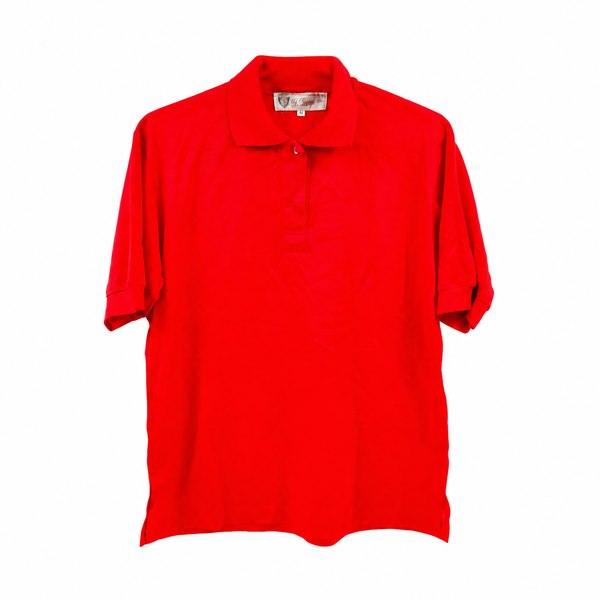 Gucci Red Cotton Interlocking-G Polo Shirt — M