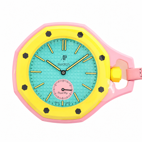 Audemars Piguet x Swatch Royal Pop OTG ROZ Pocket Watch