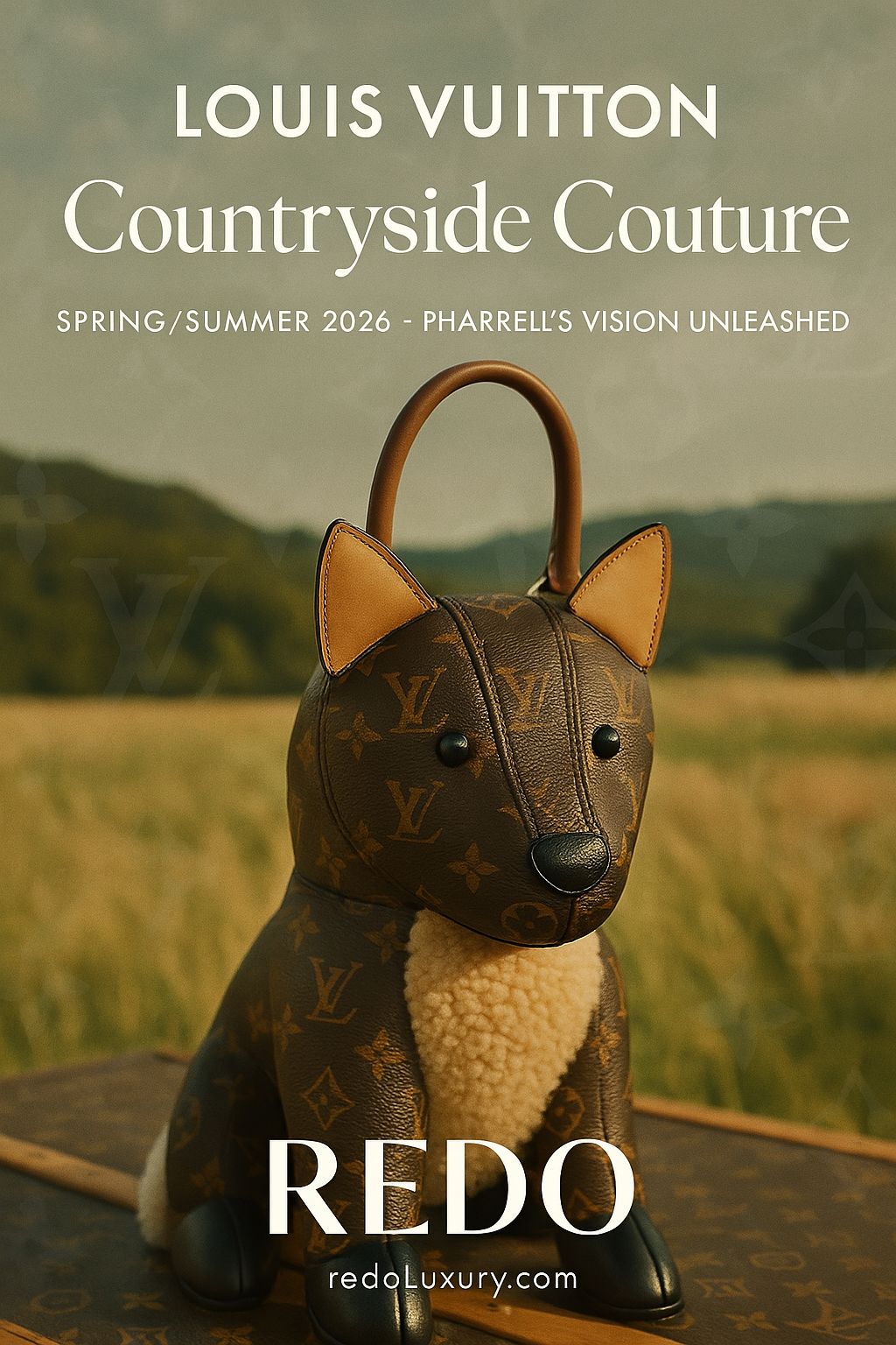 Louis Vuitton Countryside Couture Dog Bag – Spring/Summer 2026 Collection by Pharrell for Louis Vuitton